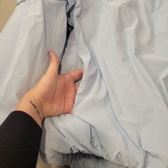 Free People Outpost Bomber Jacket Boardwalk Blue Combo Size Small - Picture 10 of 13